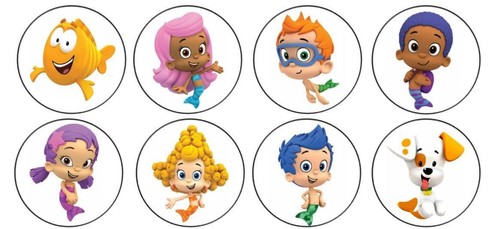 Bubble guppies edible wafer - bubble,