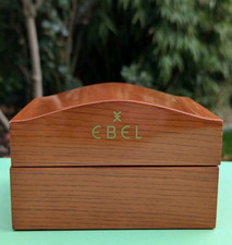 Vintage Ebel Lichine Luxury Wooden Watch Box/Case Made In Switzerland - Rare