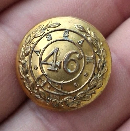 Button british indian army - button,