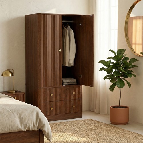 Door drawer wooden - 2-door,