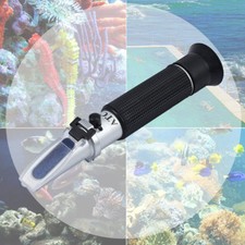 Salinity Refractometer Salt Water 0-10% Tester Fish Tank Aquarium Hydrometer UK