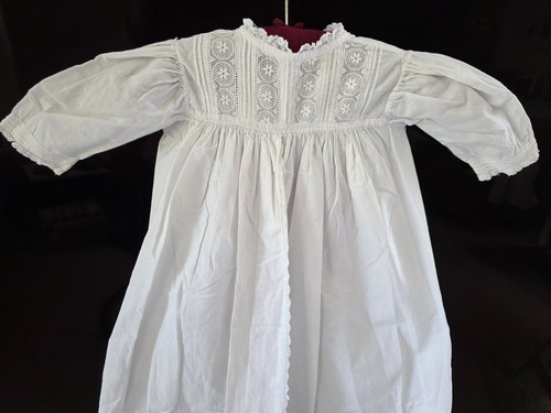 Victorian cotton christening - cotton,