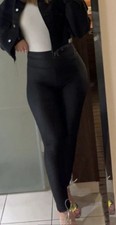 Black new look leather legging