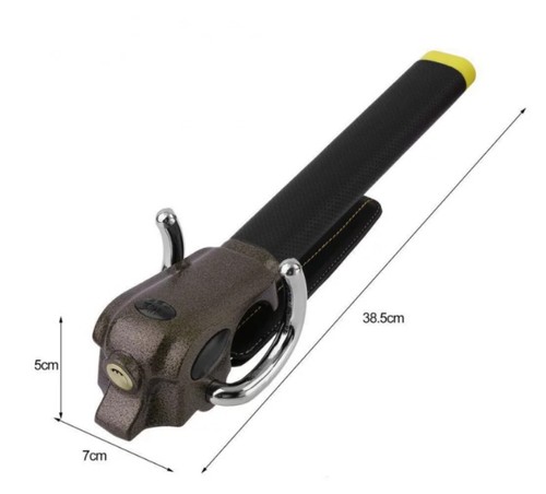 Car locks steering - locks,, wheel