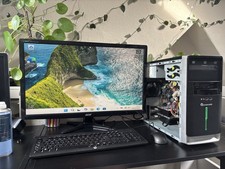 Intel i7 Desktop PC Bundle 8GB RAM  1TB HDD 27” Acer Monitor  Keyboard & Mouse