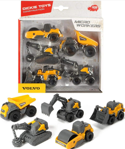 Set vehicles volvo roller - set,