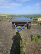 4 wheel farm trailer cart shepherd hut base Living Wagon Flat Bed vintage Straw