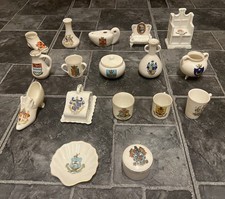 Nice Lot 17 Pieces Crested