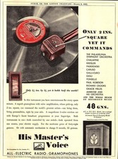 Original 1932 Advert HMV