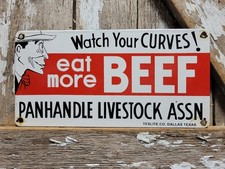 VINTAGE FARM PORCELAIN SIGN
