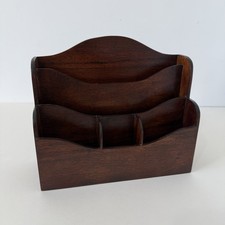 Vintage Dark Wooden Letter