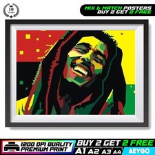 BOB MARLEY REGGAE Wall Art