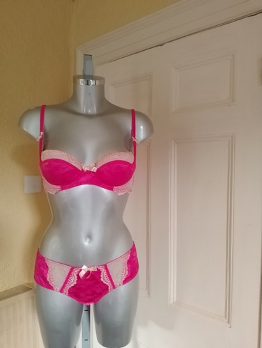 Bnwt senza pink satin lace - bnwt,