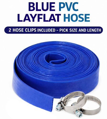 Blue pvc layflat hose - pvc,