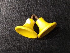2 x Vintage Retro Yellow