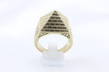 9ct Yellow Gold Pyramid Ring