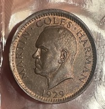 Lundy Islands 1/2 Puffin 1929. UNC