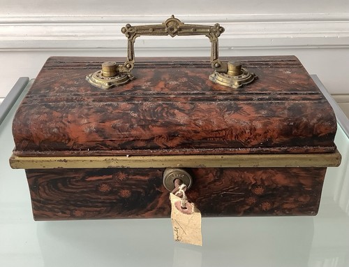 Antique faux wood metal - faux,