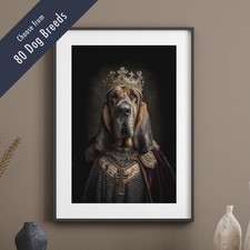 Royal Dog Portrait Print –