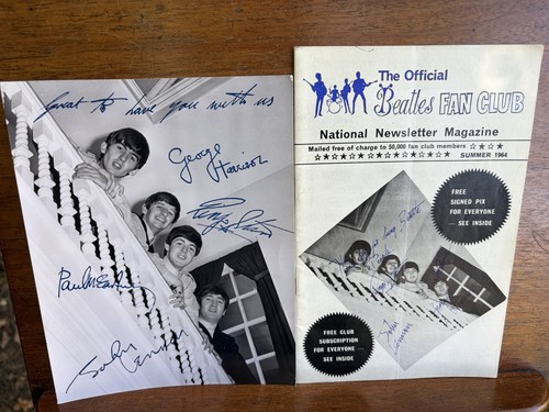 Beatles fan club magazine - fan,