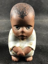 LISA LARSON FOR GUSTAVSBERG SWEDEN POTTERY WORLD CHILD SYD SOUTH FIGURE. C1970.