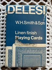 Vintage Delesi W H Smith & Son Pack Playing Cards x 52. Free Postage.