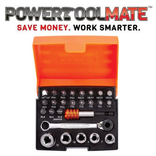 Bahco mini socket set - 26, pce