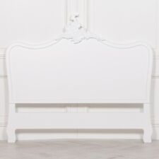 French White 5ft King Size Headboard