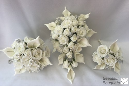 Wedding flowers ivory rose - wedding,