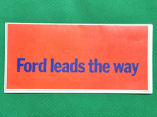 1969 FORD Sales Brochure -Cortina Lotus 1600E Escort Capri Corsair Zephyr Zodiac