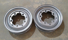 A pair of original 4J X15 silver solid wheels 5x205pcd for Vw Beetle / bus -1967