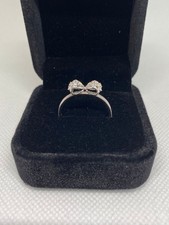 Bow Love Knot  Ring - White