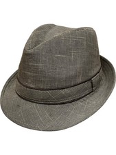 Atlantis Grey Fedora Hat Stylish Classic Design - Size L XL