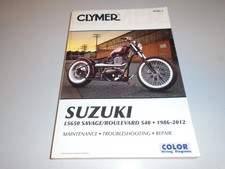 SUZUKI LS650 SAVAGE/BOULEVARD S40 CLYMER (US) SERVICE MANUAL 1986-2012