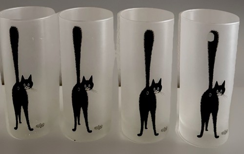 Black cat albert dubout - dubout, french