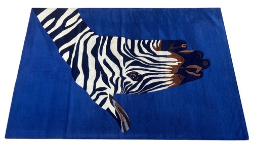 Zebra design rug - zebra,