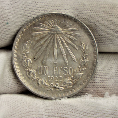 1922 mexico peso silver - un,