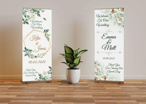 Welcome wedding banner - , with