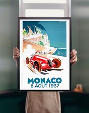 Monaco Grand Prix 1937 POSTER