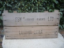 Genuine Vintage Apple Crate Box  (525)