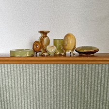 Collection of 7 onyx ornaments