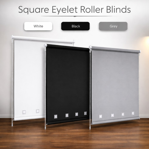 Square eyelet roller blinds - eyelet,