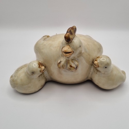 Ornament ceramic chicken hen - ornament,