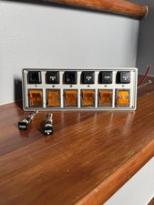 Vintage 12v Fused Switch Panel With Switches American Day Van Campervan