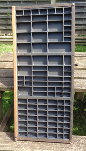 Vintage printers tray - printers,