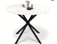 Foldable Round Dining Table for Small Spaces