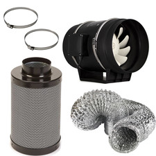 6" Twin Speed Fan & Carbon