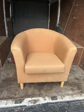 IKEA Tub Chairs Pair Mustard