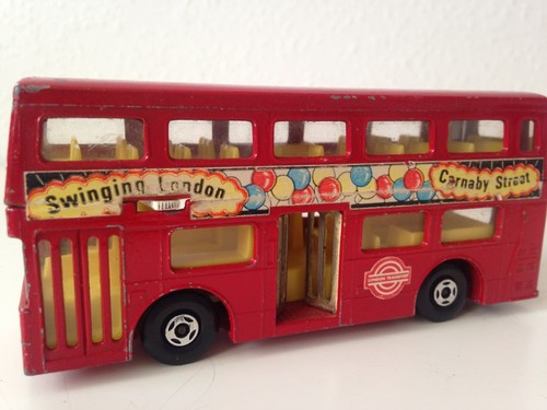 Vintage matchbox double decker