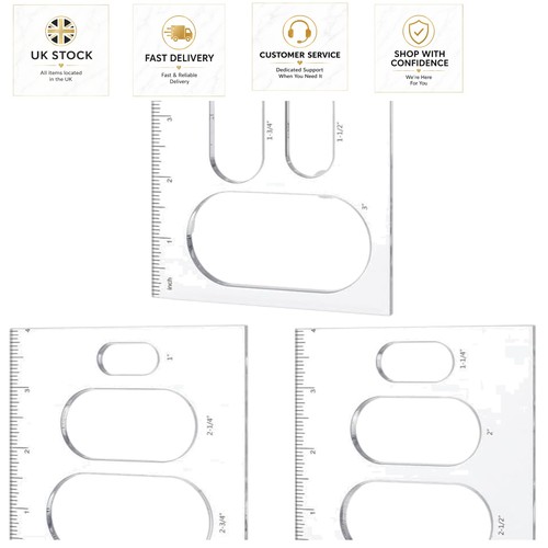 Oval inlay templates - oval,